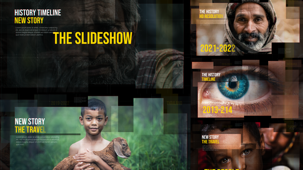 Memories Slideshow Video Displays template preview