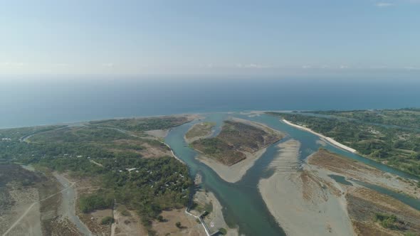 River Flowing Into the Sea alt