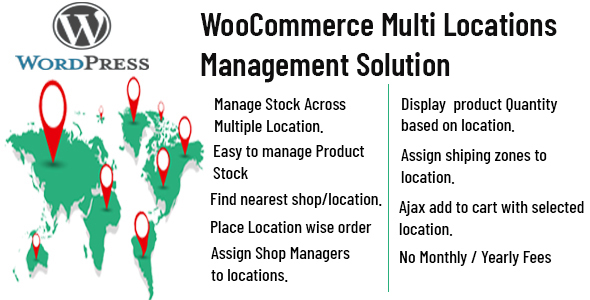 WooCommerce Multi Locations Management Solution