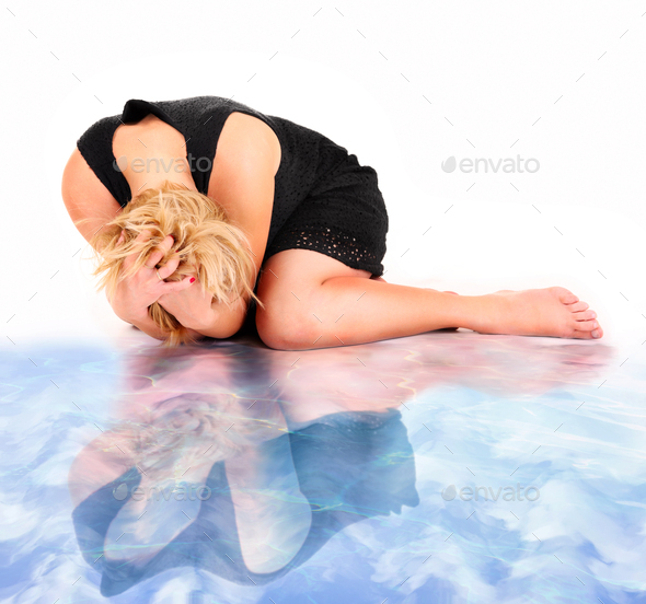 Frustrated woman - Stock Photo - Images
