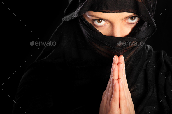 Praying muslim - Stock Photo - Images