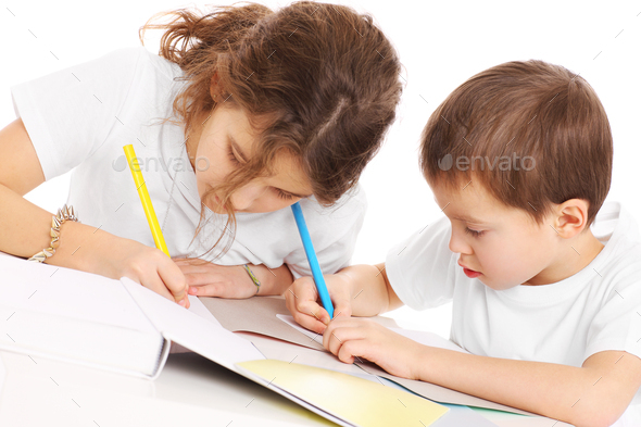 Homework is fun Stock Photo by macniak | PhotoDune