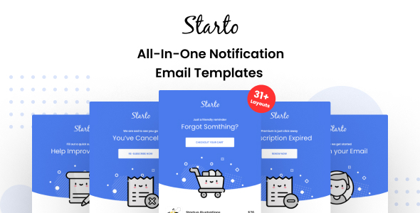 Starto – Notification Email Template