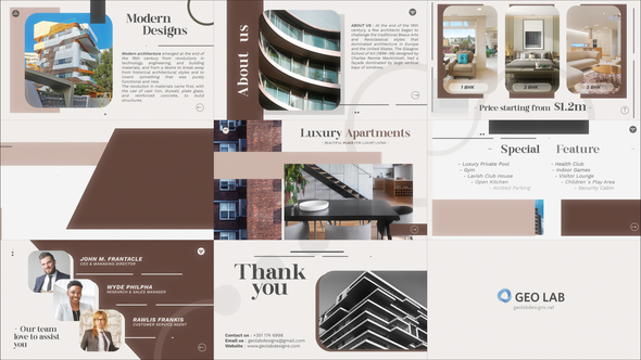 Luxury Apartments Opener l Real Estate l Property Rental Slideshow Openers template preview
