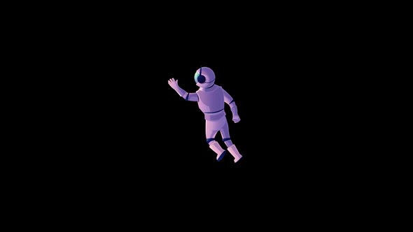 Astronout animation 4K