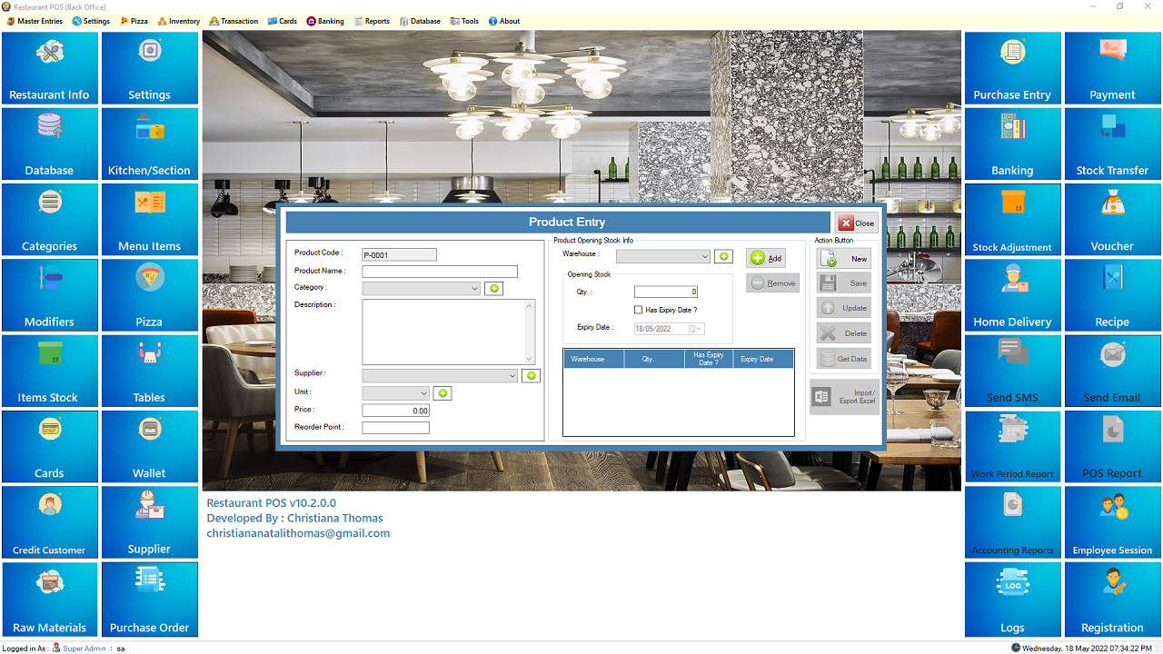 Restaurant POS Management System By ChristThomas | CodeCanyon