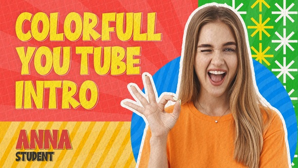 Colorful YouTube Vlog Intro