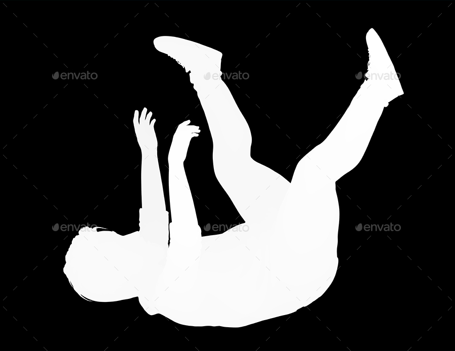 Man Falling Down By Kirillmakespics Graphicriver