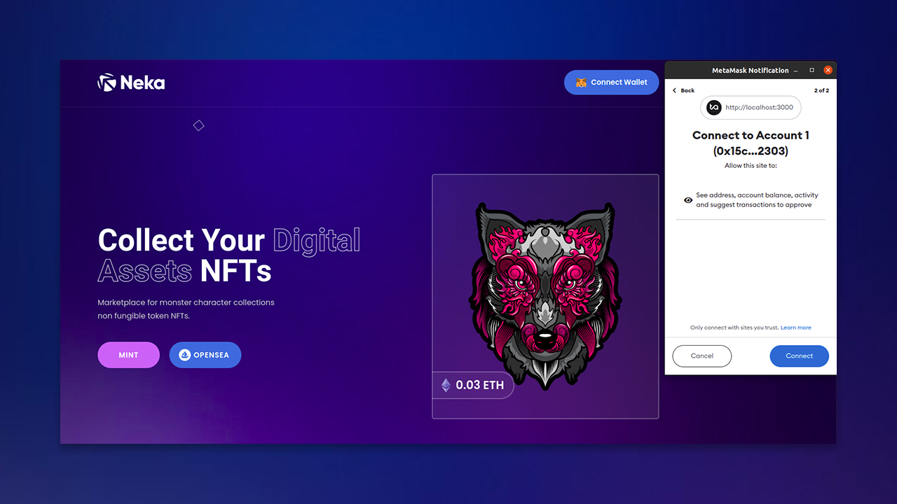 Neka A React NFT Minting Dapp by ThemeDox CodeCanyon