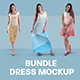 31 Women's Dress Mockup Bundle
