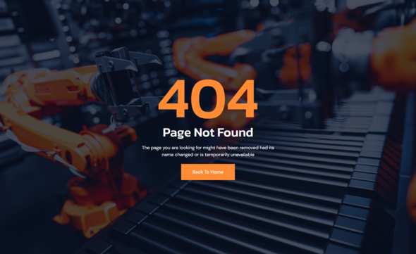 Astrobot Industrial Robot Machine Industry Elementor Template Kit