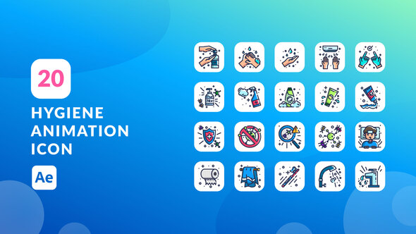 Hygiene Animation Icons | After Effects