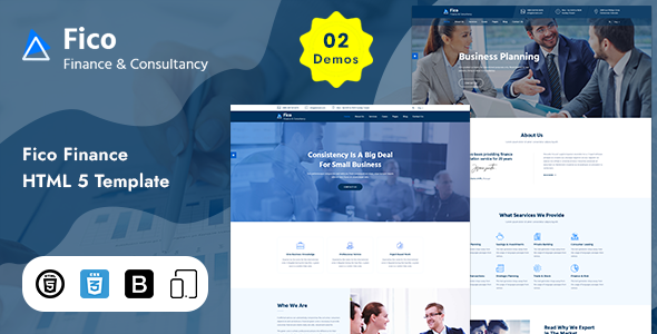 Download Fico - Finance HTML Template