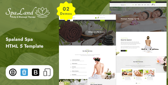 Spaland - Spa HTML Template