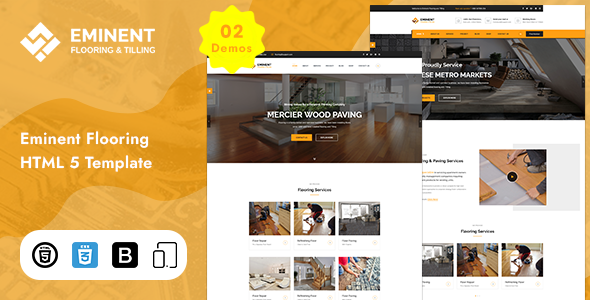 Eminent - Flooring Services HTML Template