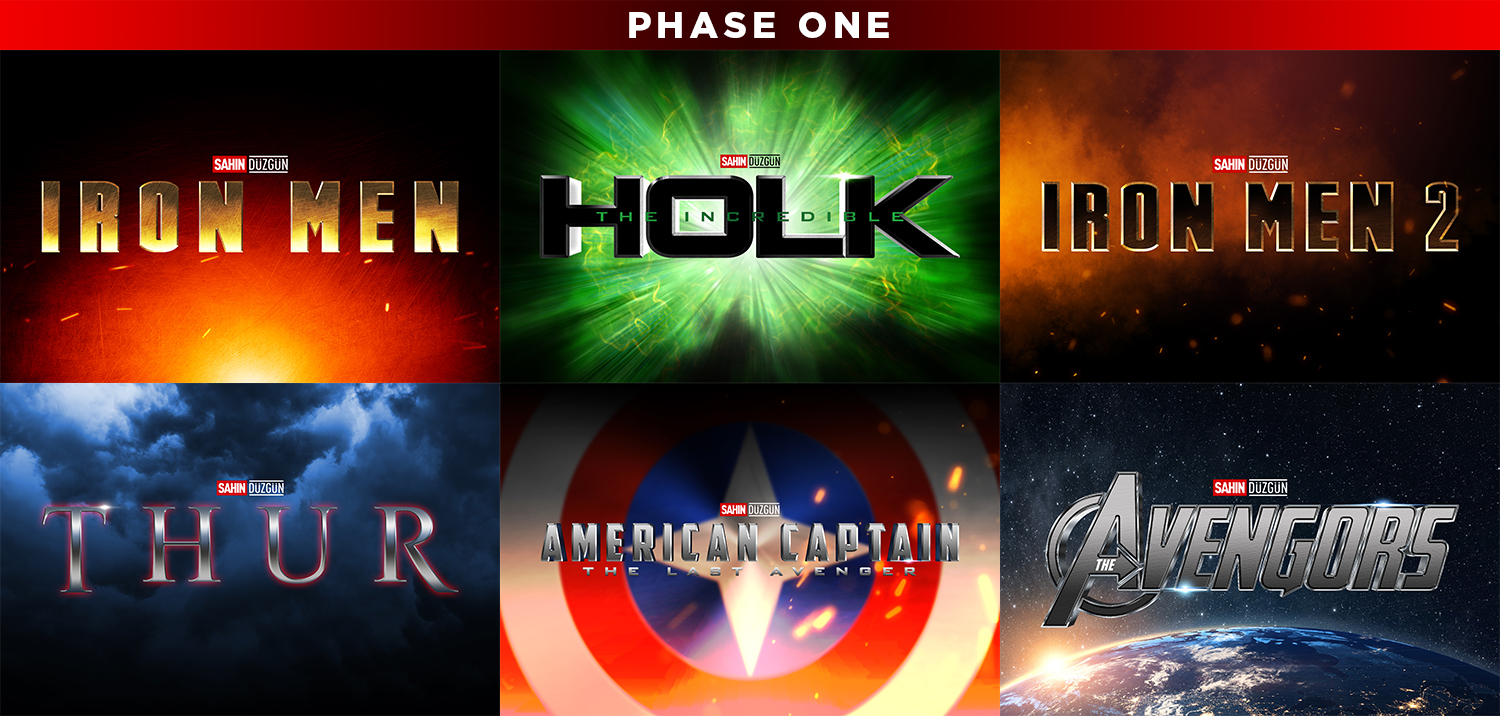 MARVEL Cinematic Universe - ULTIMATE BUNDLE | Text-Effects/Mockups ...