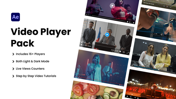Video Player Pack - YouTube, Vimeo, Facebook, Live, etc