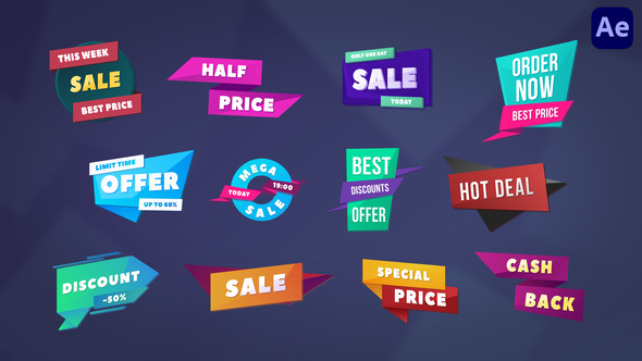 Sale Badges [After Effects]