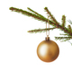 Decoration bauble on decorated Christmas tree iso - PhotoDune Item for Sale
