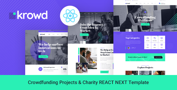 Special Krowd - Crowdfunding Projects & Charity React Next Template