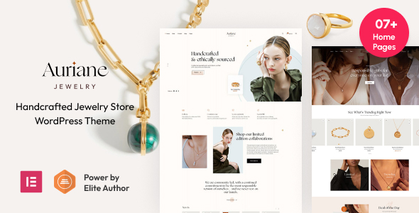 Auriane – Handcrafted Jewelry Store WordPress Theme