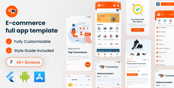 TCommerce eCommerce - Flutter eCommerce App Ui Kit