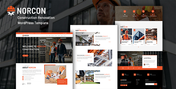 Norcon – Construction Renovation WordPress Theme