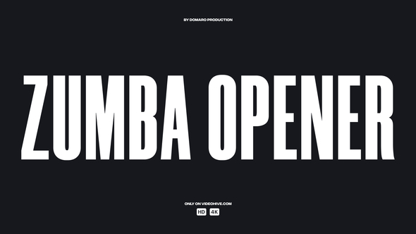 Zumba Opener