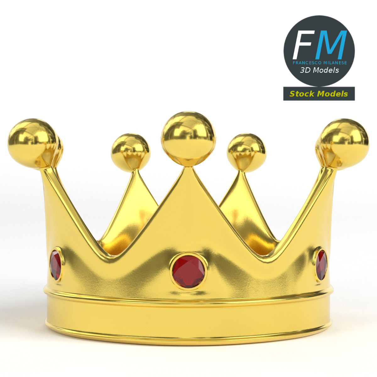 Gold crown 10 by FrancescoMilanese85 | 3DOcean