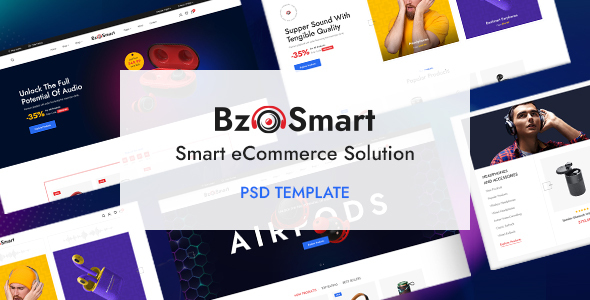 BzoSmart – Multipurpose eCommerce PSD Template