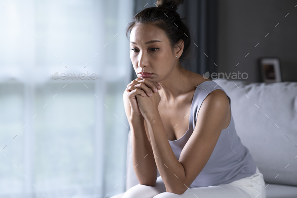 Woman unhappy - Stock Photo - Images