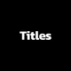 Titles 1.0 | FCPX - VideoHive Item for Sale