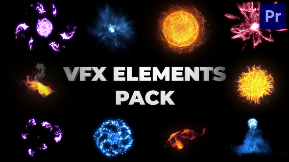 VFX Energy Elements for Premiere Pro