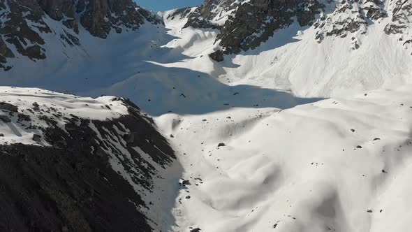 Aerial View Up The Mountain.Juta Valley alt