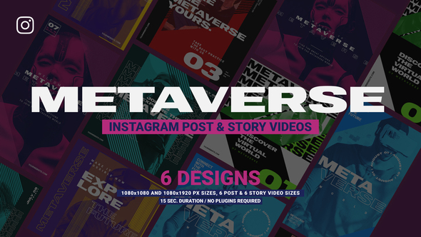 Metaverse Instagram Promotion Product Promo template preview