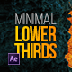 Minimal Lower Thirds for After Effects