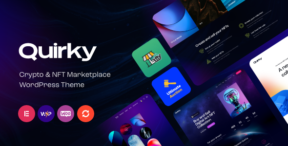Quirky – NFT, Token & Blockchain WCFM  Marketplace WordPress Theme