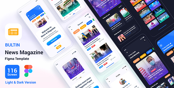 Bultin - News Magazine Figma Template