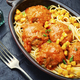 Vegetarian cutlets and spaghetti. - PhotoDune Item for Sale