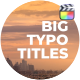 Big Typography Titles. - VideoHive Item for Sale