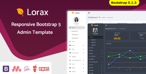 Awesome Lorax - Bootstrap 5 Material Design Admin Dashboard Template & UI Kit