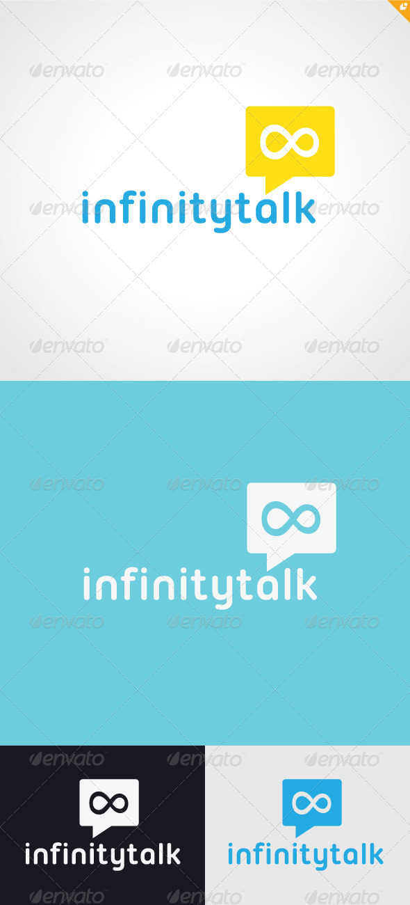 Infinity Talk Logo - Humans Logo Templates