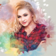 New Watercolor Photo Effect Template