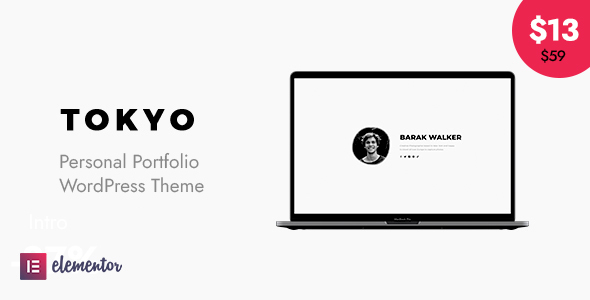 Tokyo - Personal Portfolio WordPress Theme
