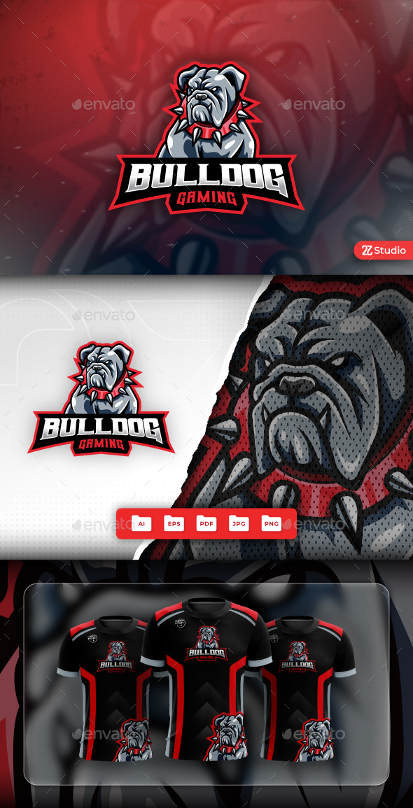 Bulldog Mascot Logo Design