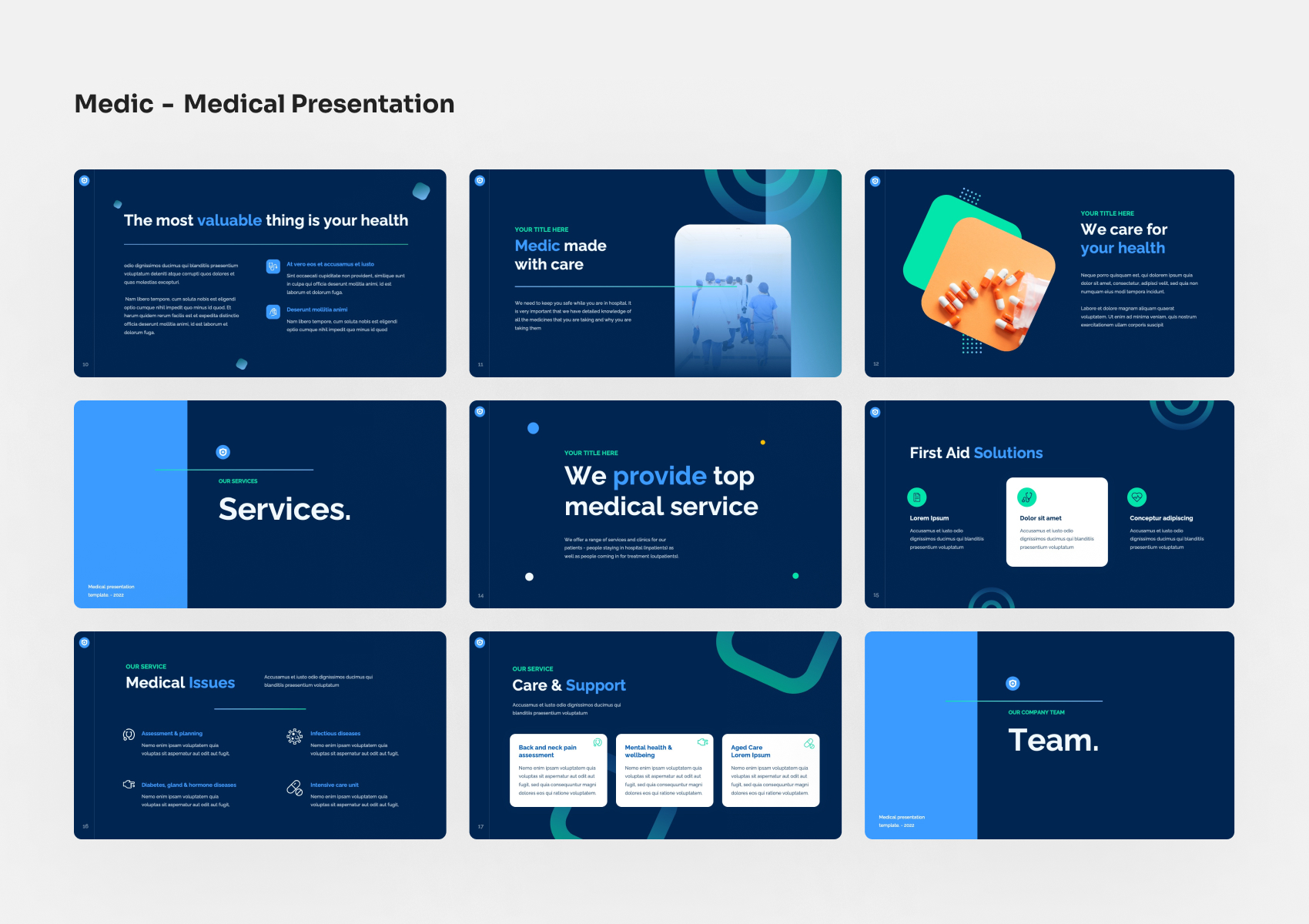 Medic - Medical PowerPoint Presentation, Presentation Templates ...