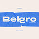 Belgro Display Font