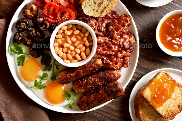 Full english breakfast - Stock Photo - Images