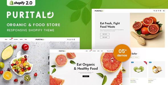 Purital – Organic & Food Store Shopify 2.0 Theme