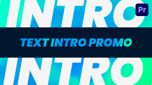 Text Intro Promo | Mogrt